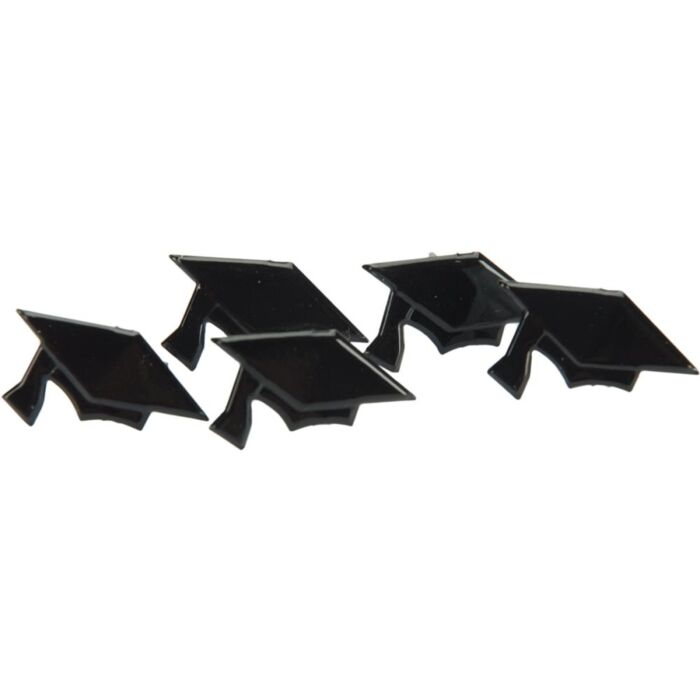 Eyelet Outlet Shape Brads 12/Pkg Graduation Hats