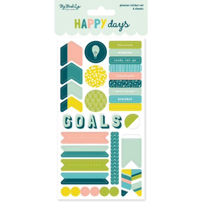 Happy Days Planner Sticker Set 6/Pkg