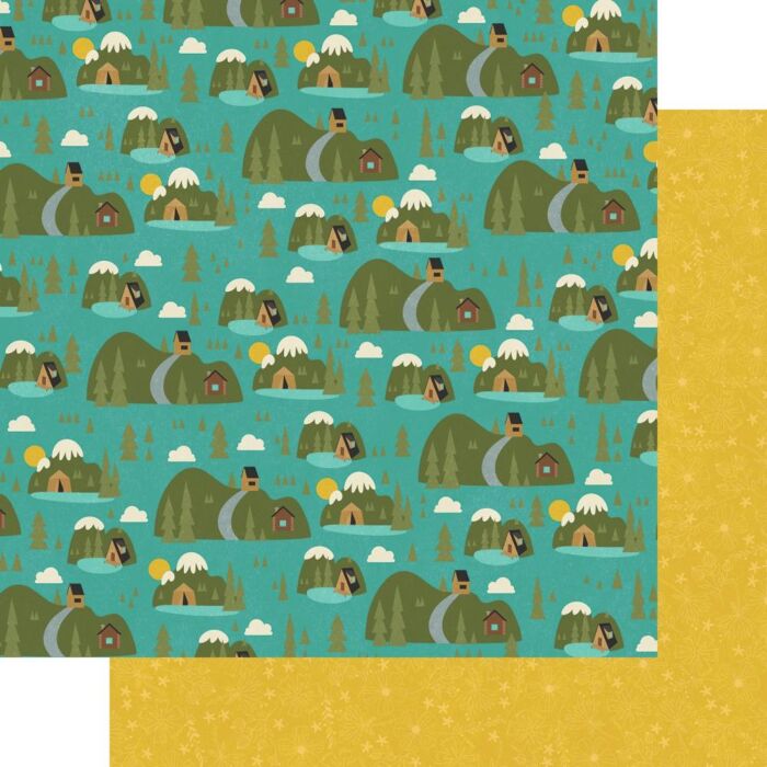 Happy Trails Double-Sided Cardstock 12"X12" Great Outdoors