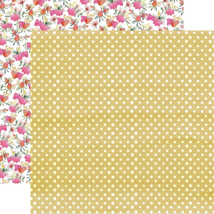 Kaisercraft - Native Breeze Double-Sided Cardstock 12"X12" Pink Protea