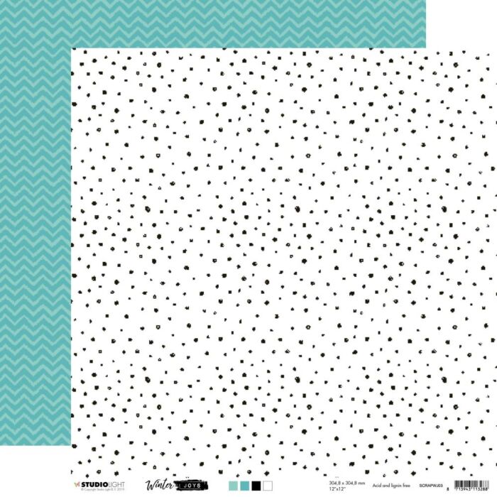 Studio Light Winter Joys Double-Sided Cardstock 12"X12" NR. 03