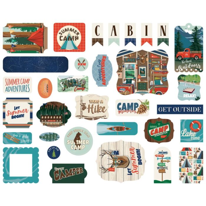 Carta Bella Cardstock Ephemera 33/Pkg Icons