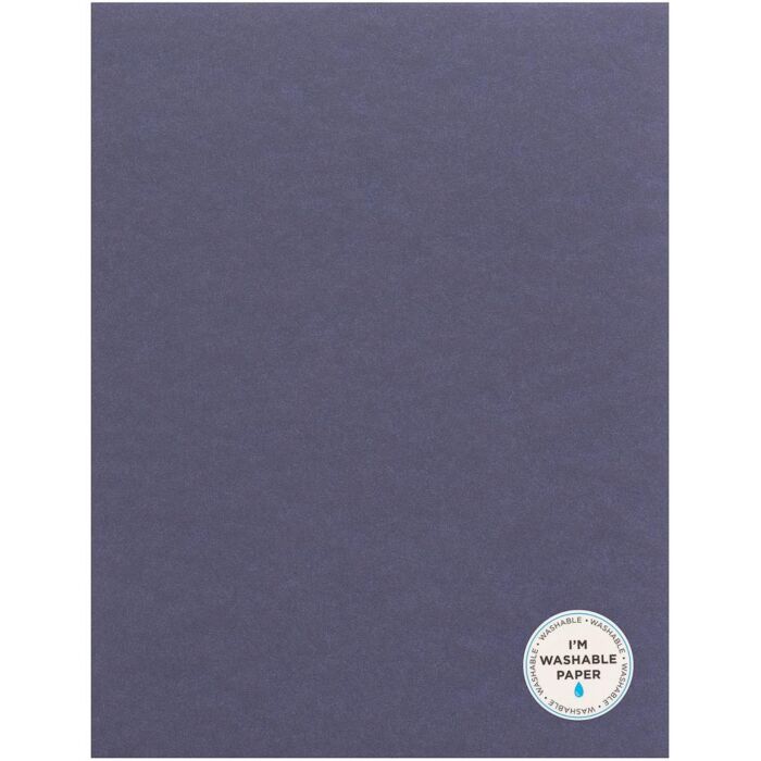 American Crafts Washable Matte Paper 8.5"X11" -Storm