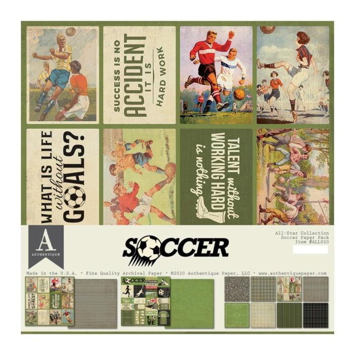Authentique All-Star Paper Pack Soccer
