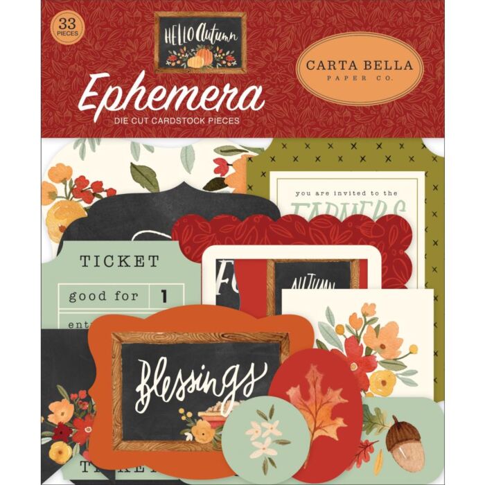 Carta Bella Cardstock Ephemera 33/Pkg Icons