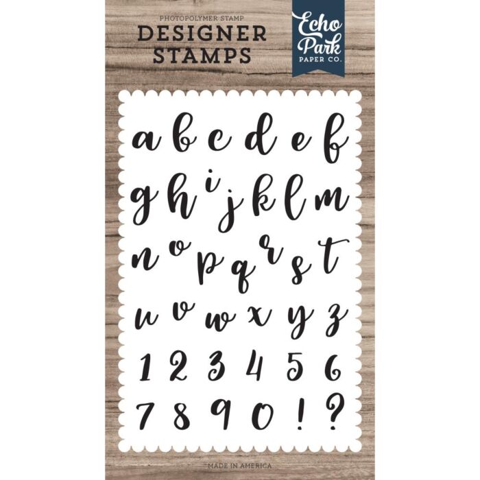Echo Park Alphabet Stamps Rosie Lowercase
