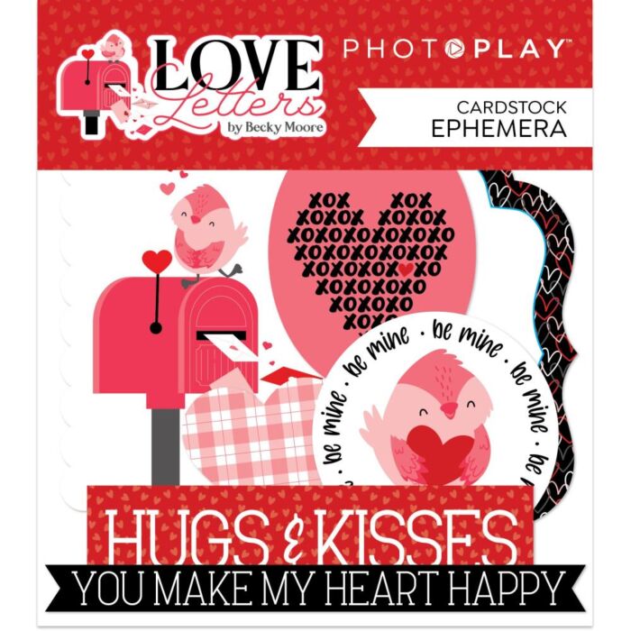 PhotoPlay - Love Letters Ephemera Cardstock Die-Cuts