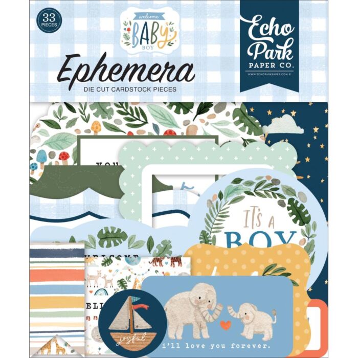 Echo Park Cardstock Ephemera 33/Pkg Icons