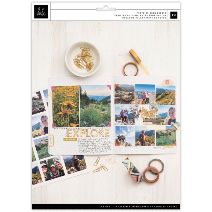 Heidi Swapp Storyline Chapters Photo Paper 8.5"X11" 12/Pkg Matte