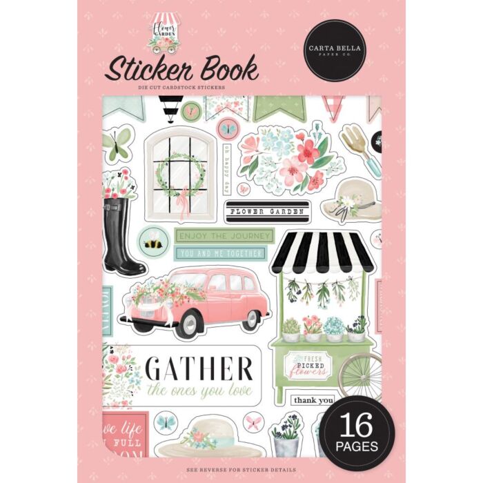 Carta Bella Sticker Book Flower Garden