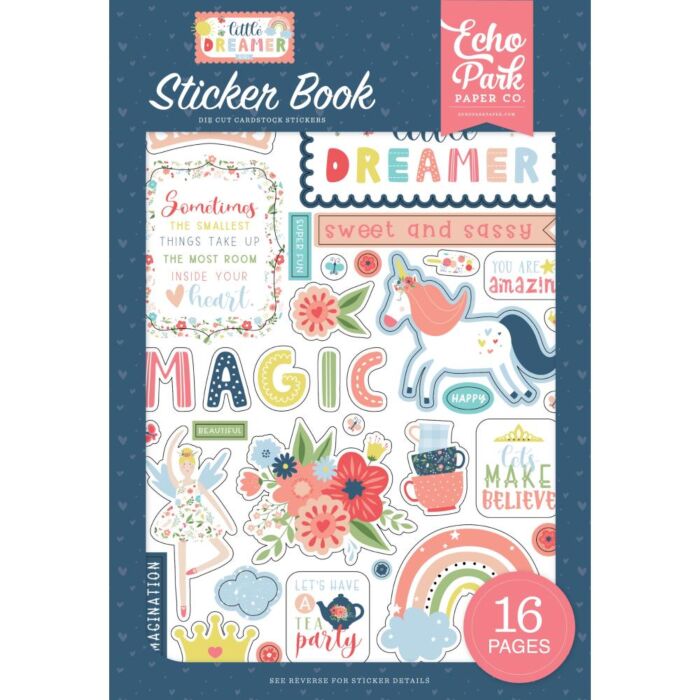 Echo Park Sticker Book Little Dreamer Girl
