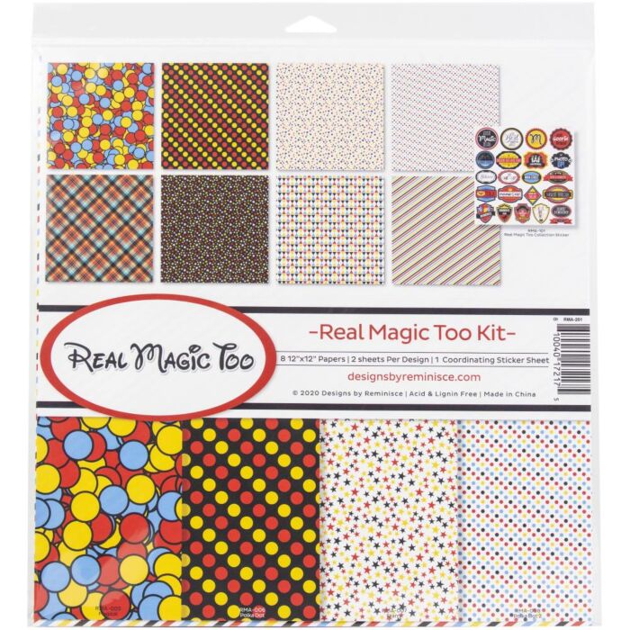Reminisce Collection Kit 12"X12" Real Magic Too