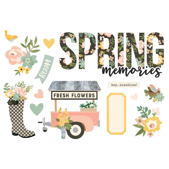 Simple Stories Simple Pages Page Pieces Spring