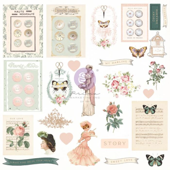 My Sweet By Frank Garcia Cardstock Ephemera 27/Pkg Shapes