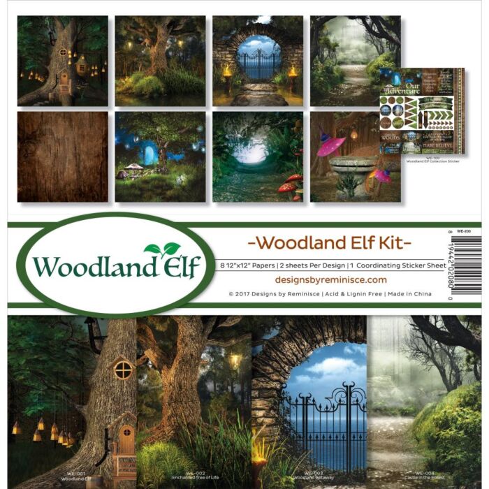 Reminisce Collection Kit 12"X12" Woodland Elf
