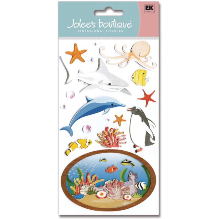 Jolee's Boutique Dimensional Stickers Aquarium