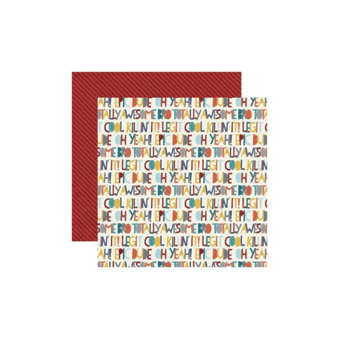Simple Stories - Bro & Co. Double-Sided Cardstock 12"X12" Totally Legit!