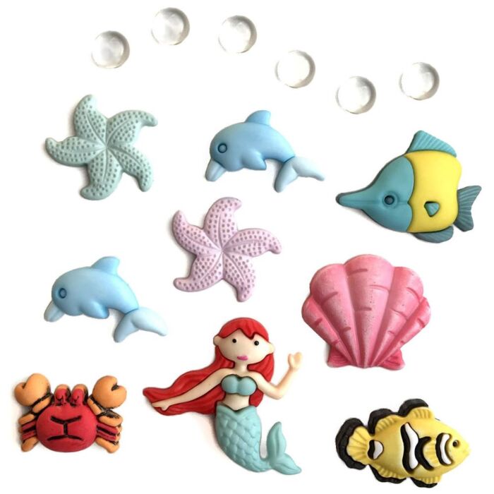Buttons Galore Button Theme Pack-Under The Sea