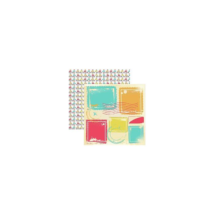 Reminisce - Family Vacation Double-Sided Cardstock 12"X12" Adventure Begins