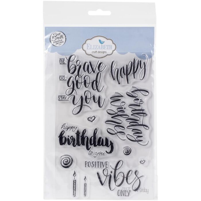 Elizabeth Crafts Clear Stamps Birthday