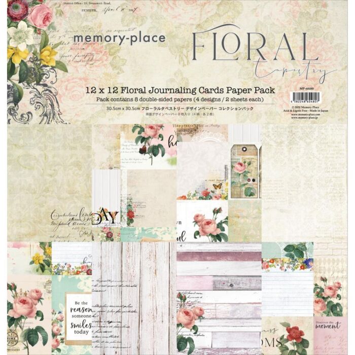 Memory Place Collection Pack 12"X12" Floral Tapestry