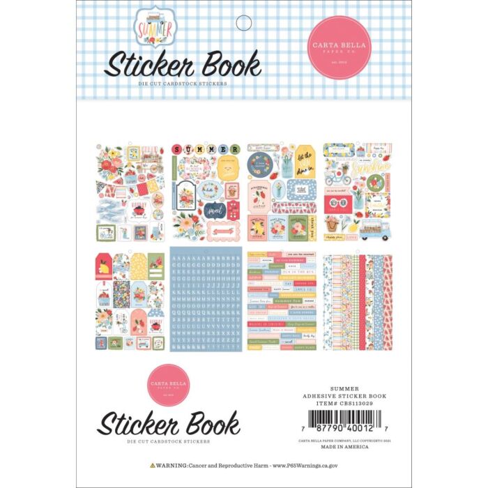 Carta Bella Sticker Book Summer