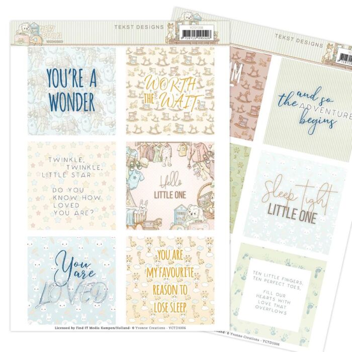 Find It Trading Yvonne Creations Text Designs Newborn