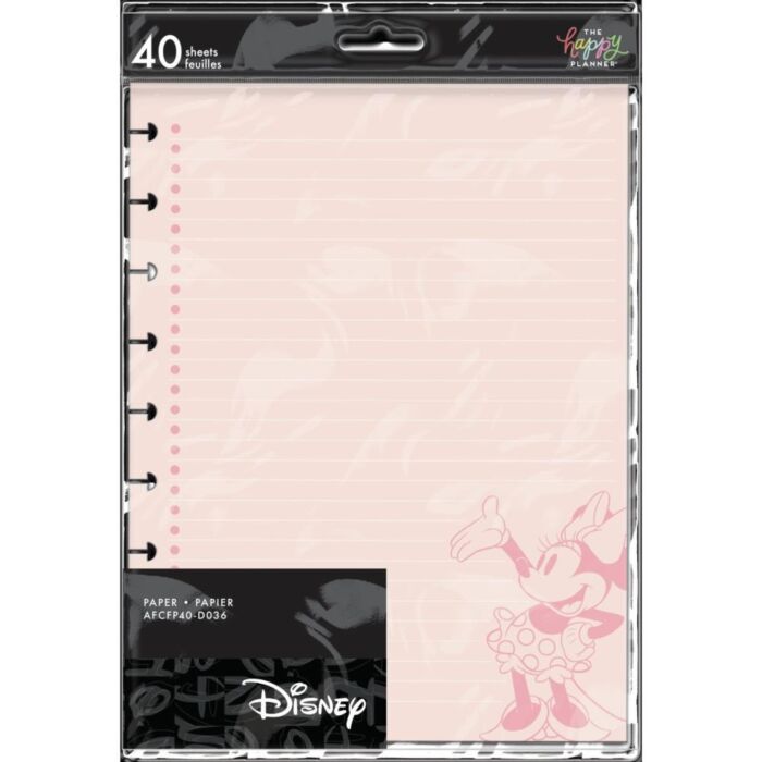 Happy Planner Disney Classic Fill Paper 40/Pkg Colorblock Mickey & Minnie