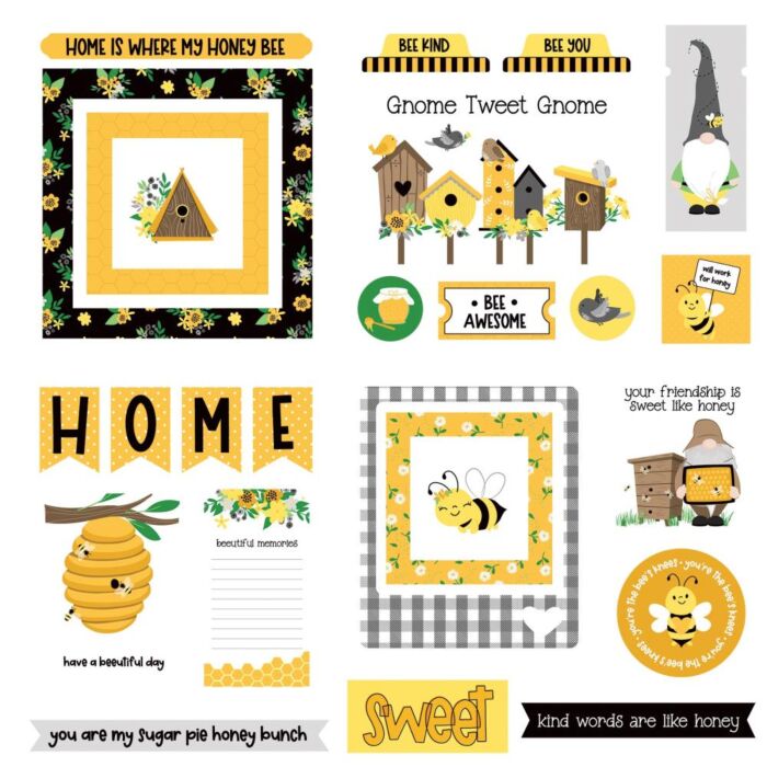 Photoplay - Sweet As Honey Ephemera Cardstock Die-Cuts