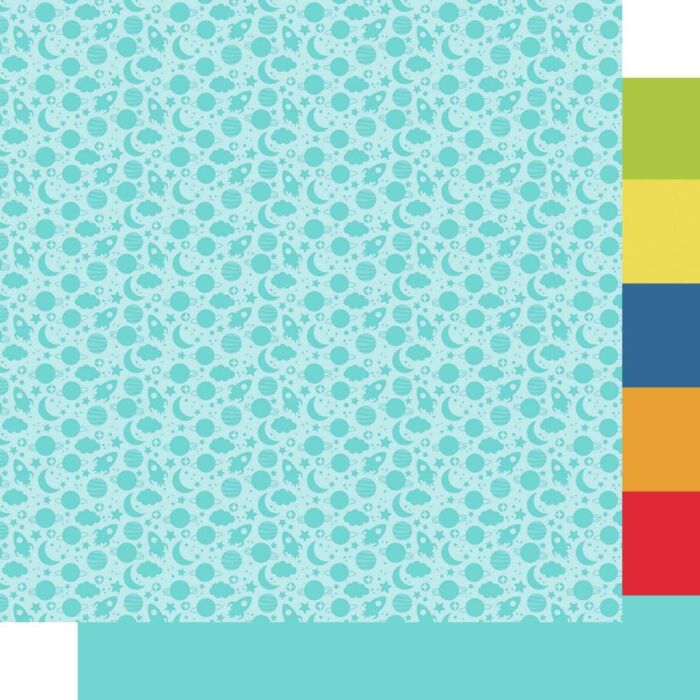 Bella BLVD To The Moon Double-Sided Cardstock 12"X12" My Whole Universe