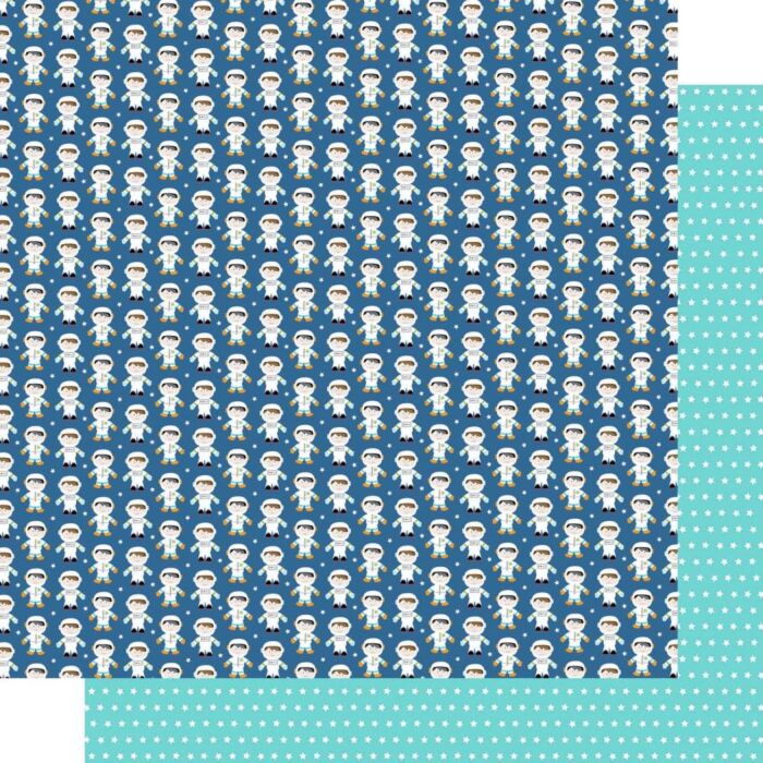 Bella BLVD To The Moon Double-Sided Cardstock 12"X12" Little Explorer