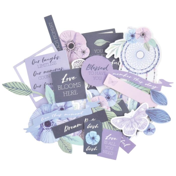 Kaisercraft Collectables Cardstock Die-Cuts Lilac Mist