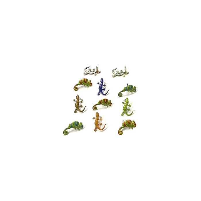 Eyelet Outlet Shape Brads 12/Pkg Reptile
