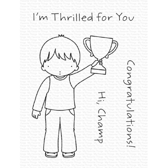 My Favorite Things Pure Innocence Stamps 3"X4" Champ