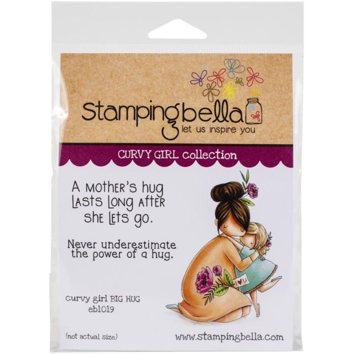 Stamping Bella Cling Stamps Curvy Girl Big Hug