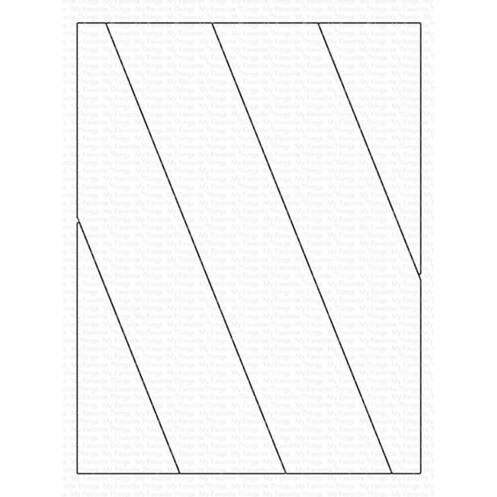 My Favorite Things Die-namics Die Slanted Stripes Cover-Up