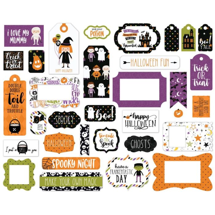 Echo Park Cardstock Ephemera 33/Pkg Frames & Tags