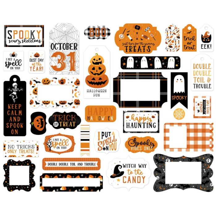 Echo Park Cardstock Ephemera 33/Pkg Frames & Tags