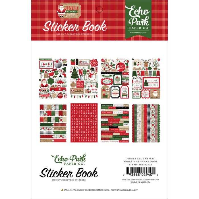 Echo Park Sticker Book Jingle All The Way