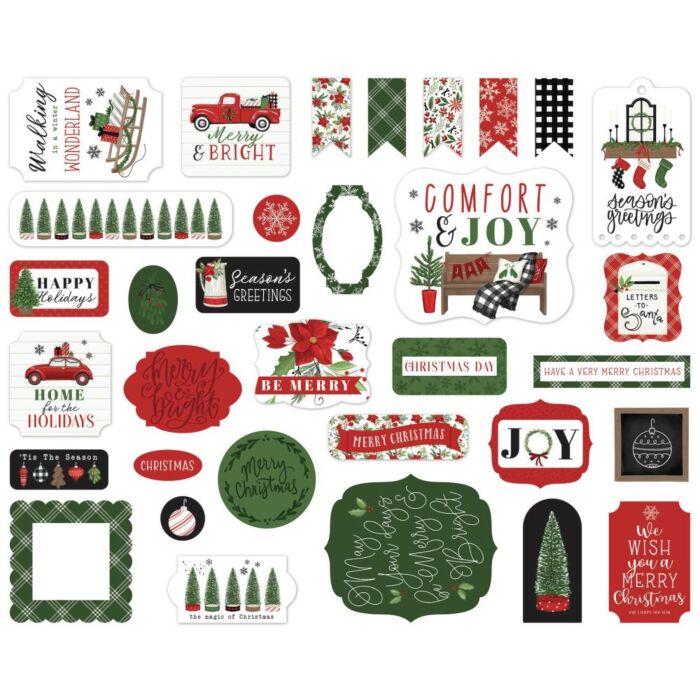 Carta Bella Cardstock Ephemera 33/Pkg Icons