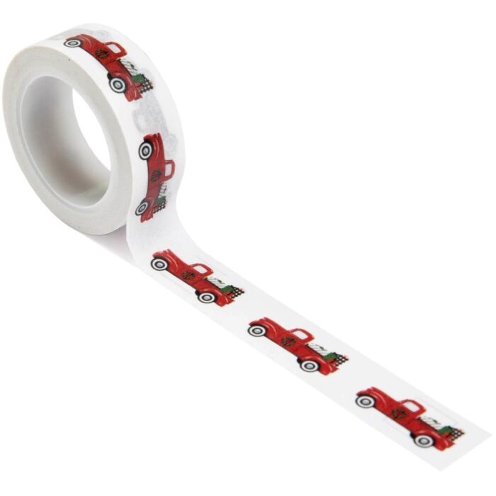 Carta Bella Home For Christmas Washi Tape 30' Christmas Trucks