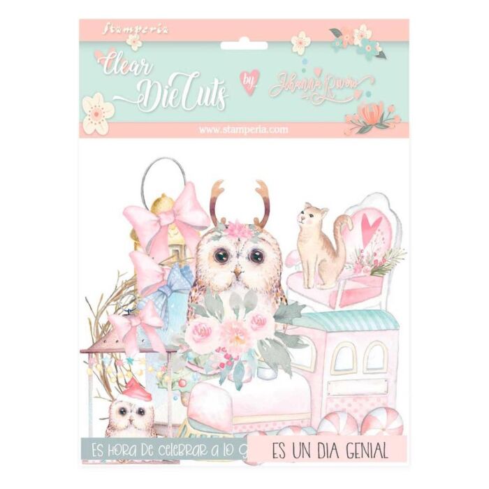 Stamperia Clear Die-Cuts Christmas Rose