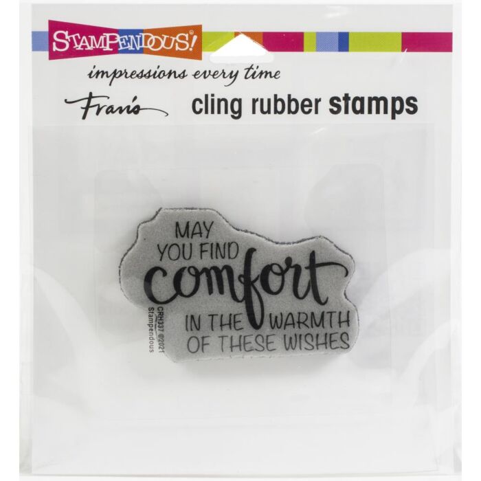 Stampendous Cling Stamp Comfort Wishes