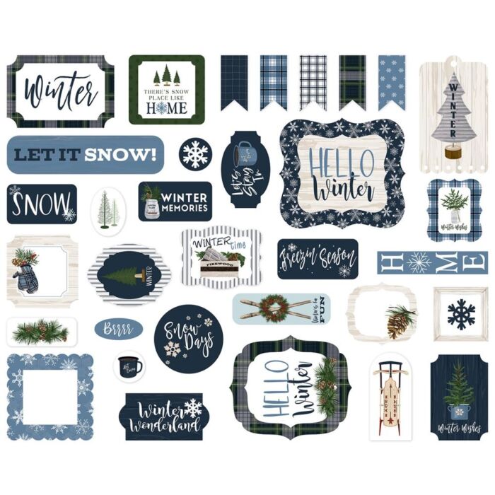 Carta Bella Cardstock Ephemera 33/Pkg Icons
