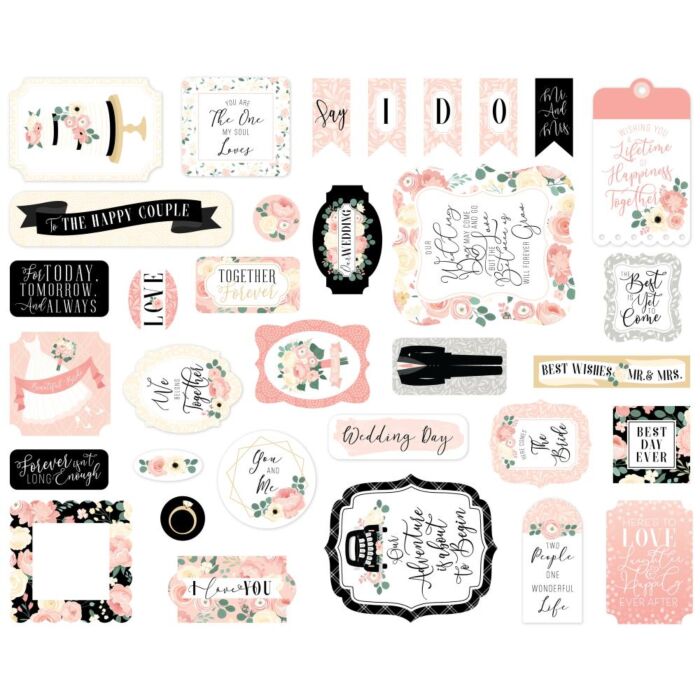 Echo Park Cardstock Ephemera 33/Pkg Icons