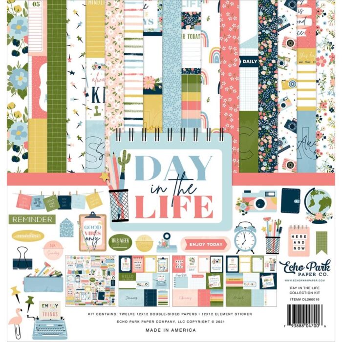 Echo Park Collection Kit 12"X12" Day In The Life