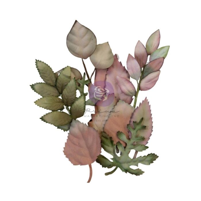 Prima Marketing Mulberry Paper Flowers Autumn Foilage/Hello Pink Autumn