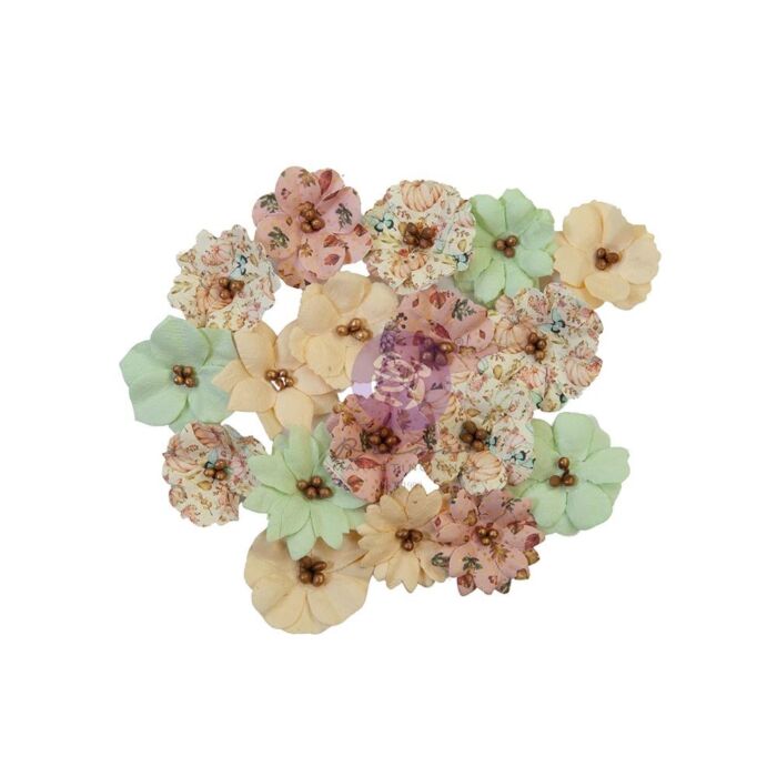 Prima Marketing Mulberry Paper Flowers Cozy Evening/Hello Pink Autumn