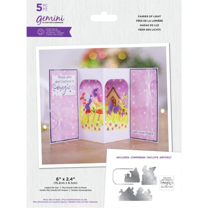 Crafter's Companion Gemini Stamps & Dies Fairies Of Light