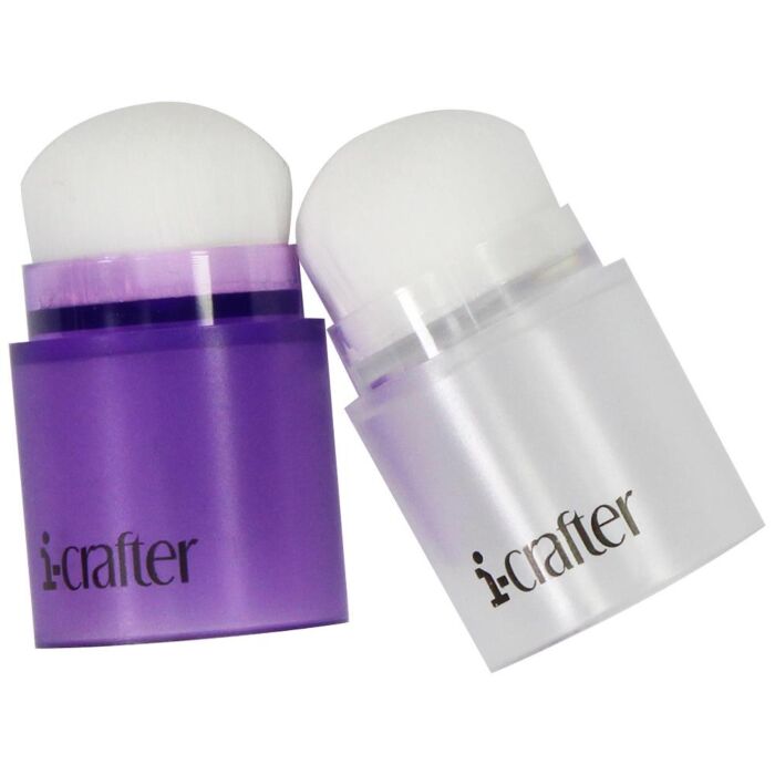 i-crafter i-Brush Blender Brushes 2/Pkg Purple/Clear